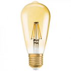 Лампа светодиодная Osram 1906 LEDISON DIM 6,5W/824 230V FIL GOLD E27
