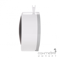 Диспенсер для туалетного паперу підвісний Q-tap QTDP100BP чорний/білий