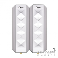 Дозатор подвійний підвісний Q-tap QTDM350CP2 хром