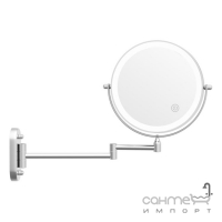 Зеркало косметическое с LED-подсветкой и увеличением Imprese 181422 хром