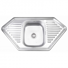Кухонна мийка Lidz 9550-D 0.8mm Decor LIDZ9550DEC08 нерж. сталь декор