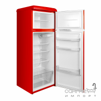 Двокамерний холодильник Gunter&Hauer FN 240 CB білий мідь, ретро
