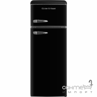 Двокамерний холодильник Gunter&Hauer FN 275 СG графіт, мідь, ретро