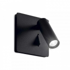 Світильник настінний спот Ideal Lux Lite 250113 модерн, чорний, метал