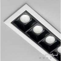 Светильник точечный встраиваемый модуль Ideal Lux Lika 248530 белый, алюминий