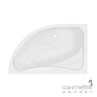 Асиметрична акрилова ванна з ніжками Lidz Wawel 170L LWAWEL170LLNA170 біла, лівостороння