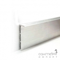Алюминиевый плинтус скрытого монтажа WT-profil (размер 60 мм)