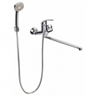 Змішувач для ванни з душовим гарнітуром Lidz Smart LIDZCRM390051 хром