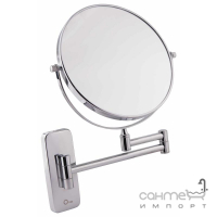 Зеркало косметическое с увеличением 3х Q-tap Liberty QTLIBCRM1147 хром