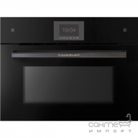 Электрический духовой шкаф с микроволновой печью Küppersbusch CBM6570.0X2 черное стекло