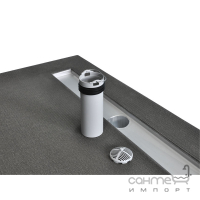 Пристінна душова плита під оздоблення з душовим трапом та сифоном WIM Platte System Professional 1SP 90