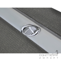 Пристенная душевая плита под отделку с душевым трапом и сифоном WIM Platte System Professional 1SP 90