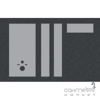Комплект панелей для облицювання інсталяції підвісного унітазу WIM Platte, товщина 20 мм
