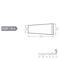 Бортове закруглення R-1,06 м Mayor Sea Borde Mikonos 2 Caras Curvo Ref. BPMI RE01 E2C M-737 Caramel Бежевий