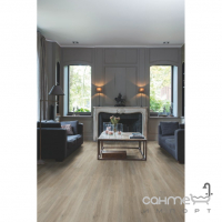 Вінілова підлога Quick-Step Livyn Balance Glue Plus BAGP40053 Дуб шовковий сіро-коричневий