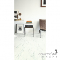 Вінілова підлога Quick-Step Livyn Ambient Click Білий каррарський мармур