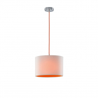 Подвесной светильник Trio Colorit 308500101 белый/оранжевый