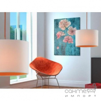 Подвесной светильник Trio Colorit 308500101 белый/оранжевый