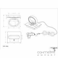 Настольная лампа Trio CORLAND 574310106 LED