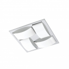 Настенно потолочный светильник Eglo Wasao 94884 метал/стекло, белый/хром