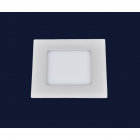 Светильник точечный встраиваемый Levistella 728BBWY-MBD-6W (квадрат) теплый, холодный, нейтральный LED