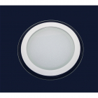 Светильник точечный встраиваемый Levistella 745GLASS-15W (круг)  теплый, холодный LED