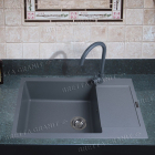 Гранітна кухонна мийка Bretta Granit Corum у кольорі
