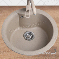 Гранітна кухонна мийка Bretta Granit Rondo колір на вибір