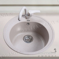 Гранітна кухонна мийка Bretta Granit Genova колір на вибір