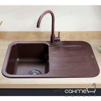 Гранітна кухонна мийка Bretta Granit Crystal колір на вибір