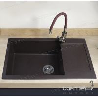 Гранітна кухонна мийка Bretta Granit Corum колір на вибір