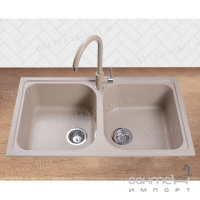 Гранітна кухонна мийка Bretta Granit Longrand колір на вибір