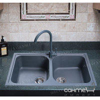 Гранітна кухонна мийка Bretta Granit Longrand колір на вибір
