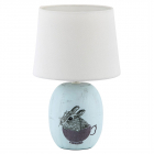 Настольная лампа детская Rabalux Dorka 4603 голубой, керамика