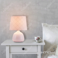 Настільна лампа Rabalux Ellie 4384 рожевий, кераміка