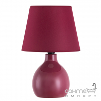 Настольная лампа Rabalux Ingrid 4478 бордовый, керамика