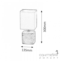Настольная лампа Rabalux Orlando 4929 бежевый, керамика