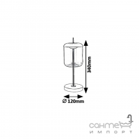 Настільна лампа Rabalux Delice 5026 чорний LED