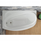 Асимметричная акриловая ванна Rialto Turano 1700x900 L левосторонняя