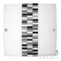 Світильник настінно-стельовий Rabalux Domino 3932 хром, сірий