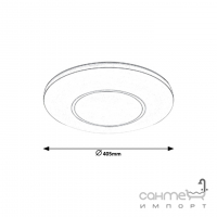 Светильник потолочный Rabalux Elbert 5695 белый с пультом ДУ 3000-6000K LED