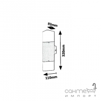 Светильник настенный уличный Rabalux Zadar 7989