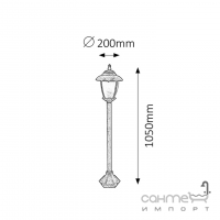 Столбик уличный Rabalux Madrid 8480