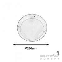 Светильник уличный припотолочный Rabalux Palma 8555