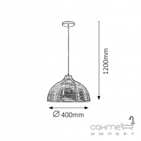 Светильник подвесной Rabalux Oz 2800