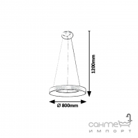 Светильник подвесной Rabalux Carmella 5055 бронза LED