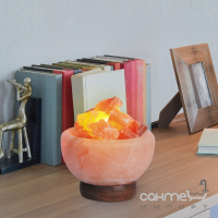 Настольная лампа-камень Rabalux Vesuvius 4097 оранжевый, лампа в комплекте