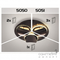 Світильник стельовий Rabalux Capriana 5050 LED