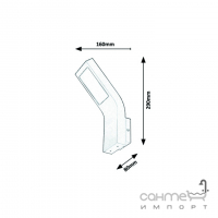 Светильник настенный для улицы Rabalux Saldus 7910 LED