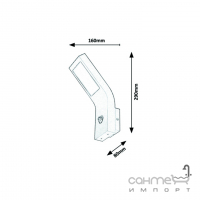 Светильник настенный для улицы с сенсором Rabalux Saldus 7911 LED